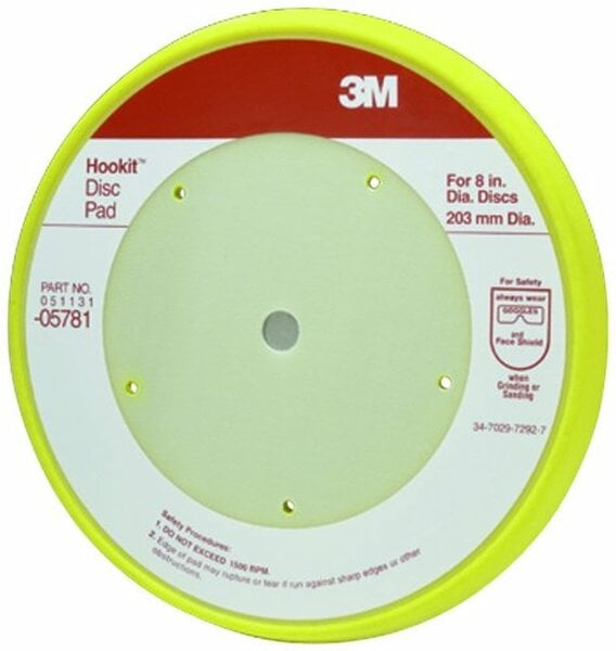 MMM5781 8 in. Hookit Dust Free Disc Pad for National Detroit 900