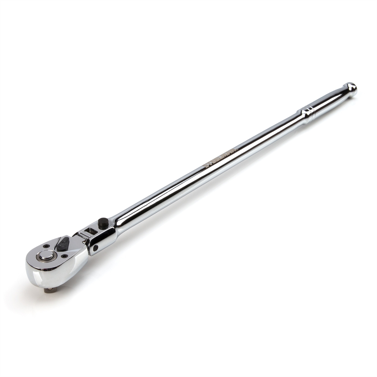 JSP60574 0.37 in. Drive 72-Tooth 180 deg Flex-Head Reversible Quick-Release Ratchet with 18 in. Long Full Polish Handle
