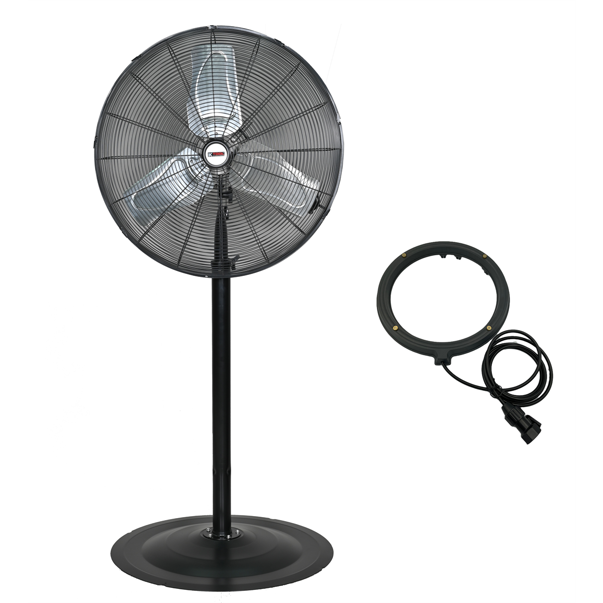 Picture of K Tool International KTI77723KIT 24 in. Waterproof Non Oscillating Fan with Misting Attachment