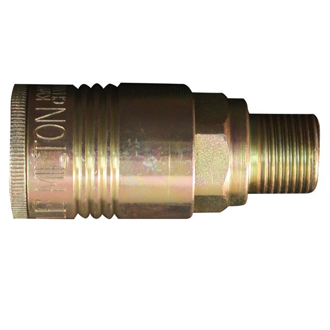 MIL1806BK 0.38 in. Male P-Style Coupler