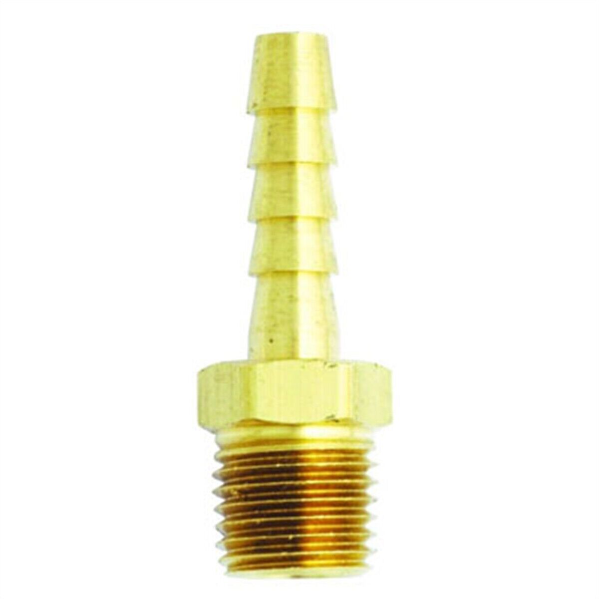 Brass Male Hose End - 0.25 in. ID - Durable Connection