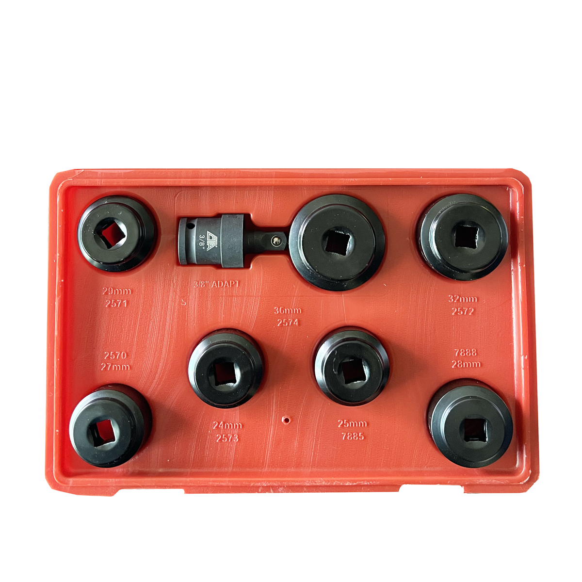 0.75 in. Drive Low Profile Oil Cap Socket Set - 8 Piece, ISN140654