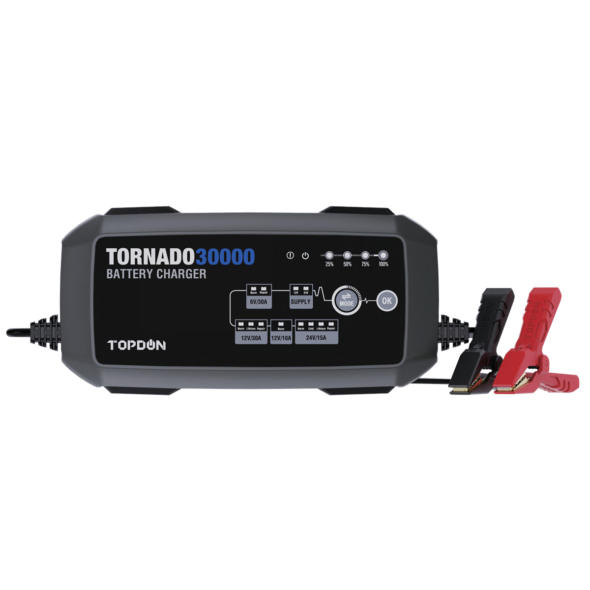 TOPDON Tornado 30000 Multi-Voltage Battery Charger (TD52130067)