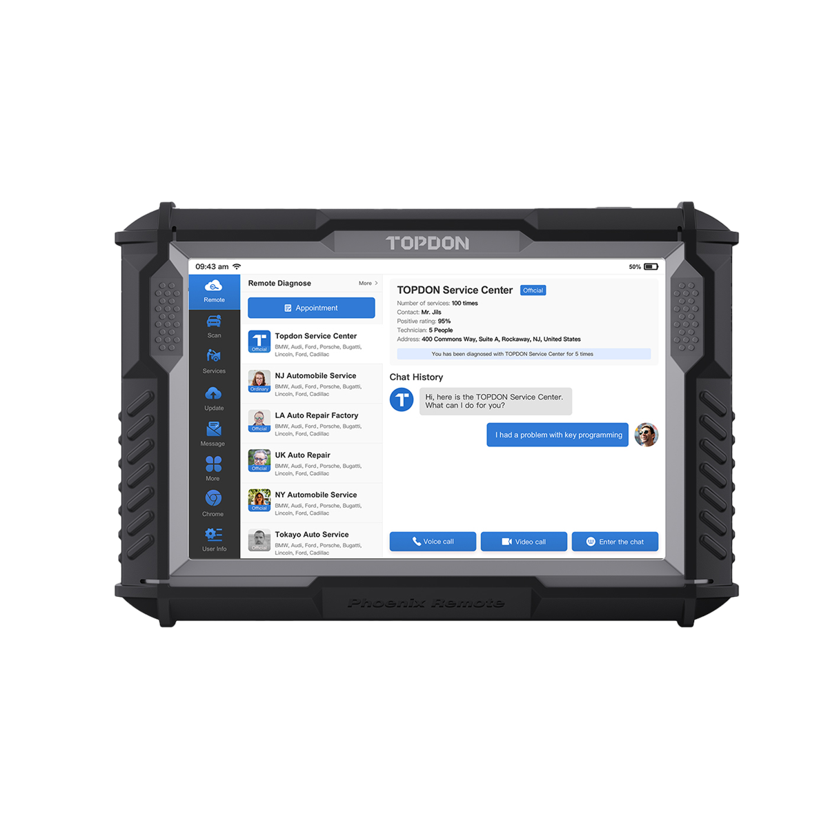 An advanced smart diagnostic scanner with AR capabilities