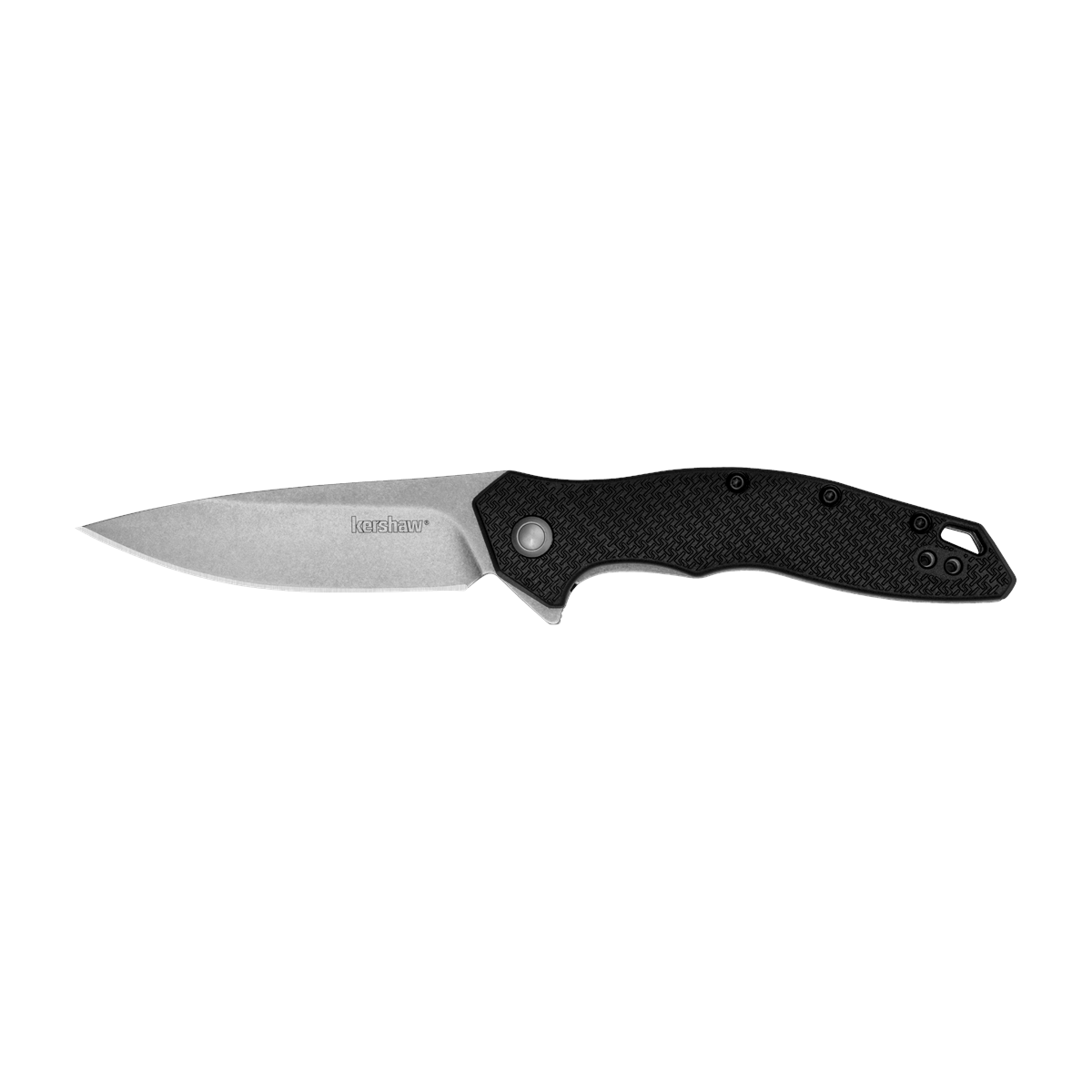KER1845 GFN Handle Shoreline Pocket Knife, Black