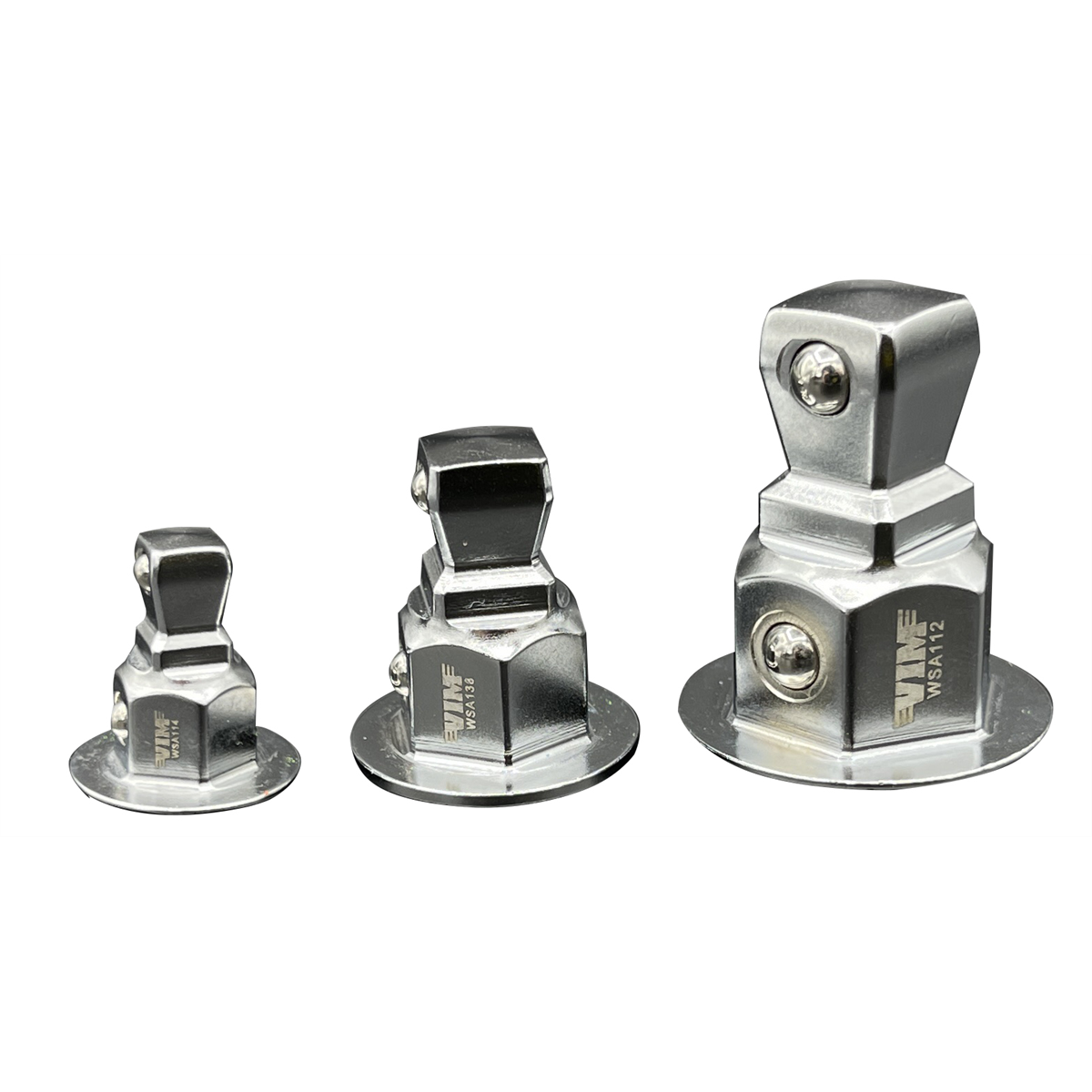 WSA100 Wrench Wobble Socket Adapter Set - 3 Piece