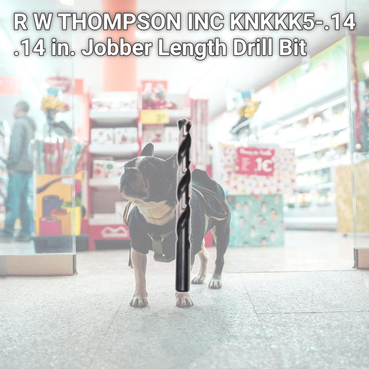 Picture of R W THOMPSON INC KNKKK5-.14 .14 in. Jobber Length Drill Bit