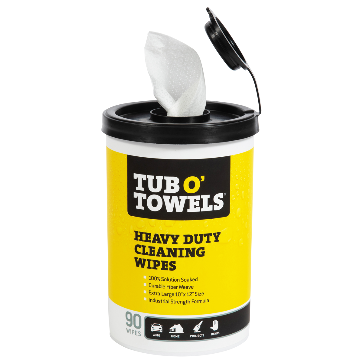 FDPTW90 10 x 12 in. Towels Heavy Duty Cleaning Wipes - 90 count