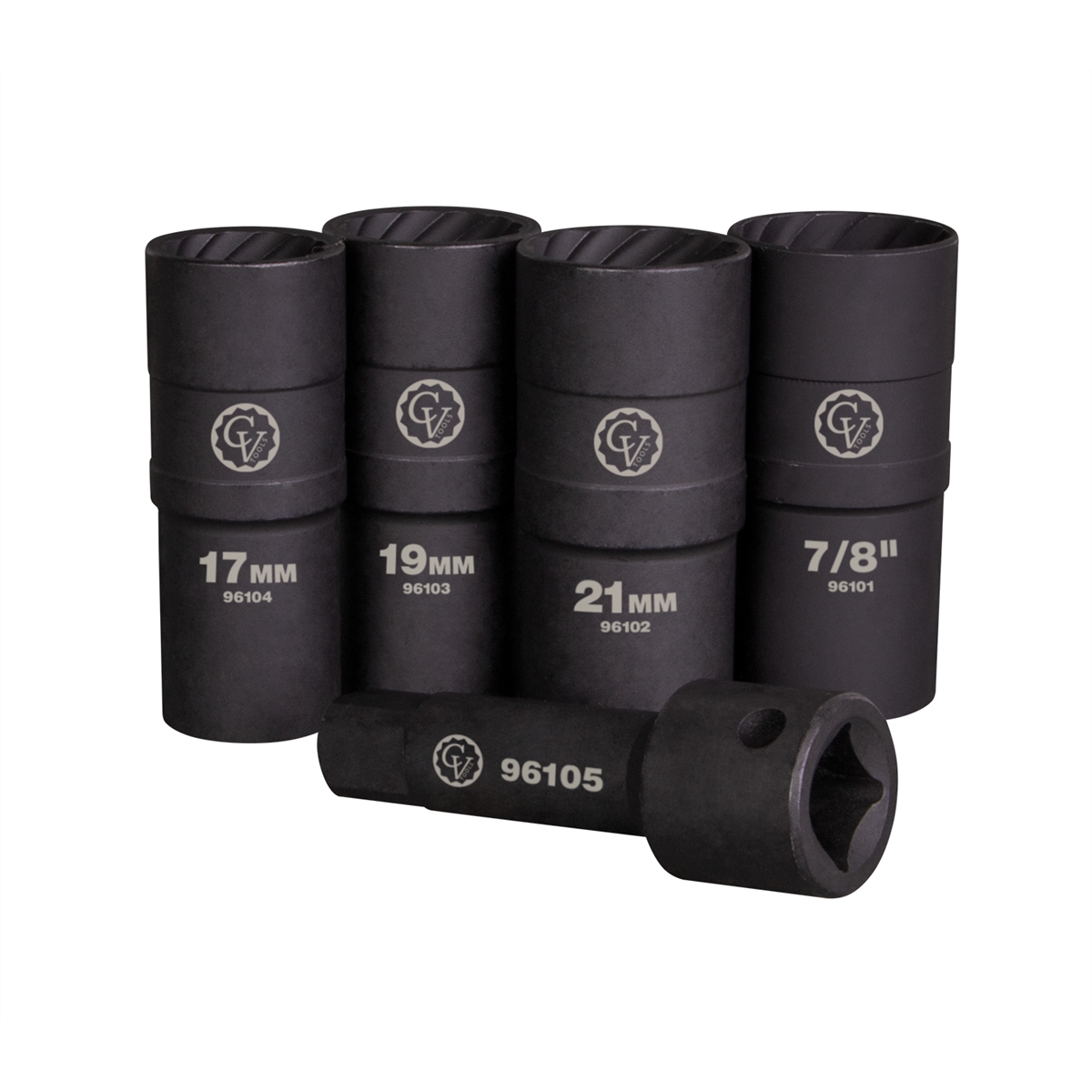 CAL96100 Lock & Lug Flip Socket Set - 5 Piece