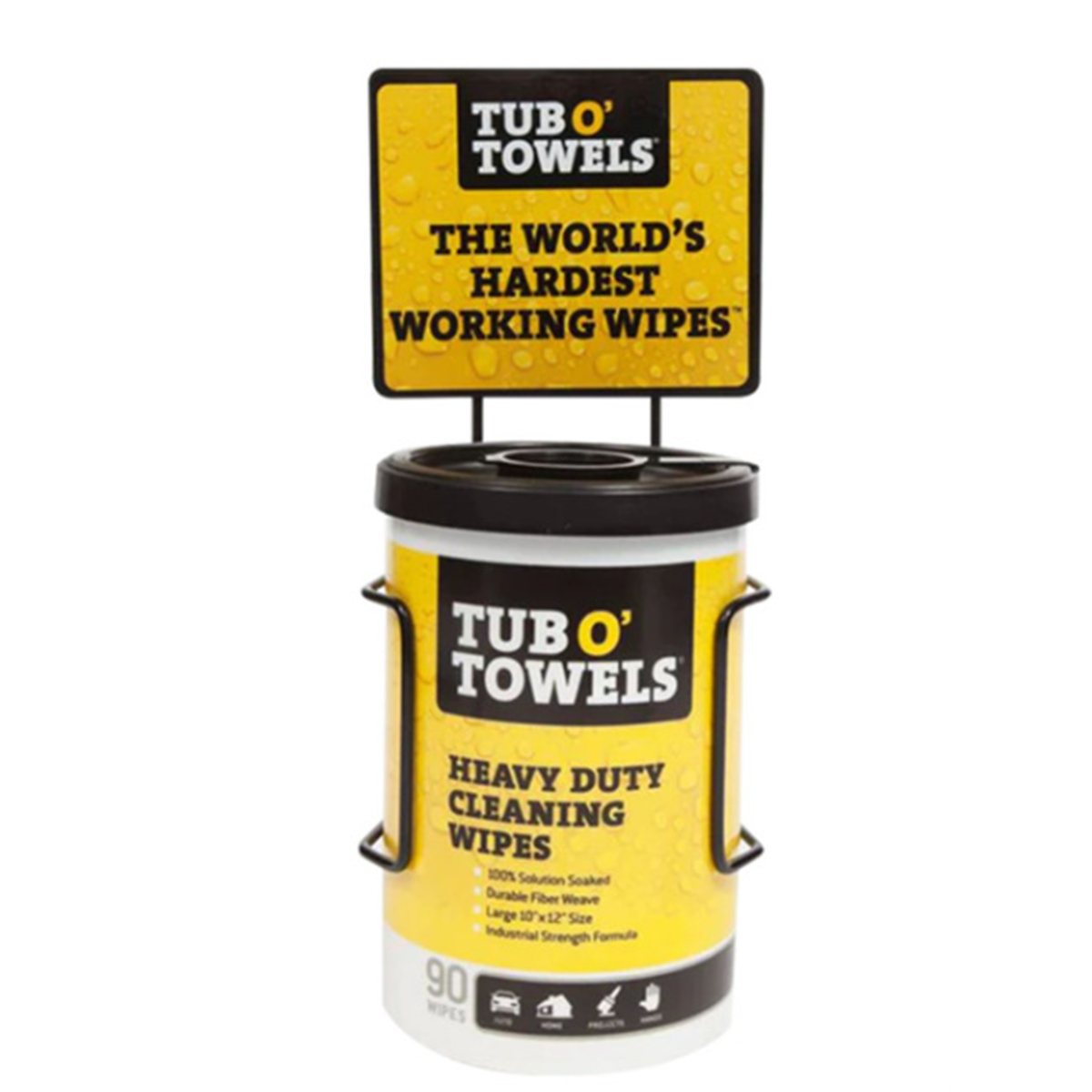 FDPBRCKTTW90 10 x 12 in. Heavy-Duty Multi-Surface Cleaning Wipes Bracket