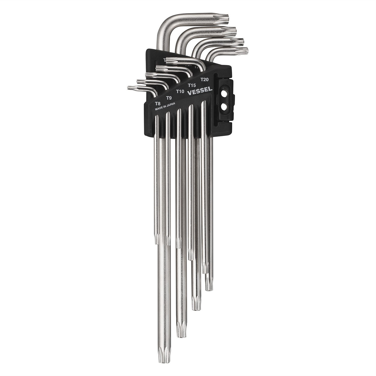 No.8509TXHU Tamper-Proof TORX L-Key Wrench Set, 9 Piece