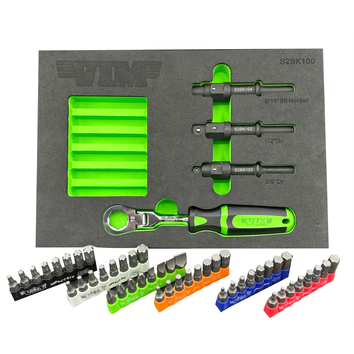 VIMS2BK100K Shake 2 Break Kit with Impact Bits - 52 Piece