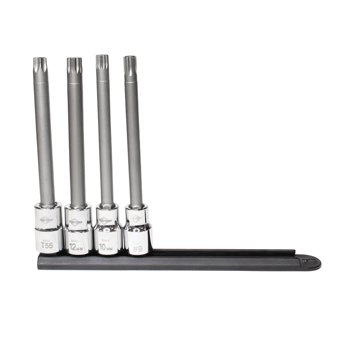 MAY16050 Long Head Bolt Insert Socket Bit Set - 4 Piece
