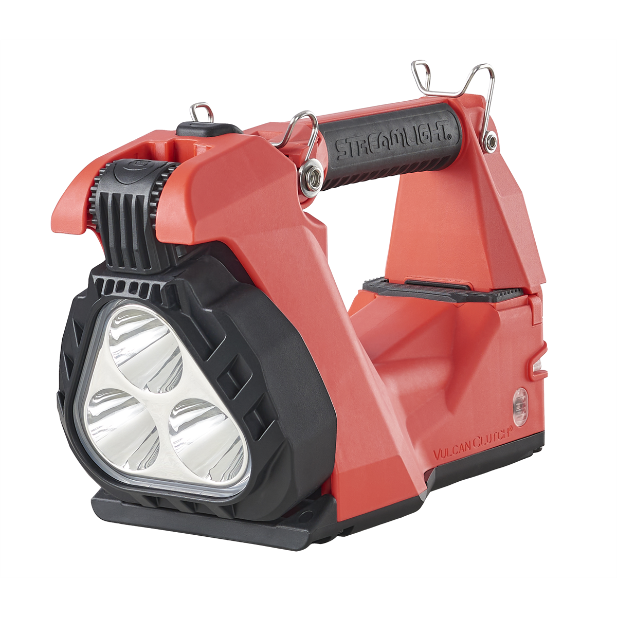 STL44361 120-100V AC & 12V DC Vulcan Clutch Rechargeable Lantern with Includes Quick Release Strap - Orange