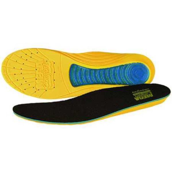 Picture of Mega Comfort MCFMS-M89W1011 Ms Megasole Shoe Insole - Gel High Arch Type&#44; Yellow & Black - Men 8-9 & Women 10-11