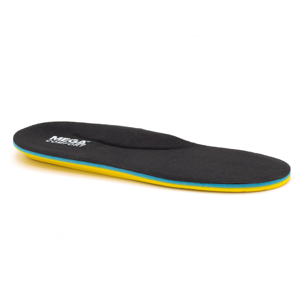Picture of Mega Comfort MCFPAMPR-M1213 Puncture Resistant Personal Anti Fatigue Mat Insole&#44; Yellow&#44; Black & Blue - Mens Size 12 & 13