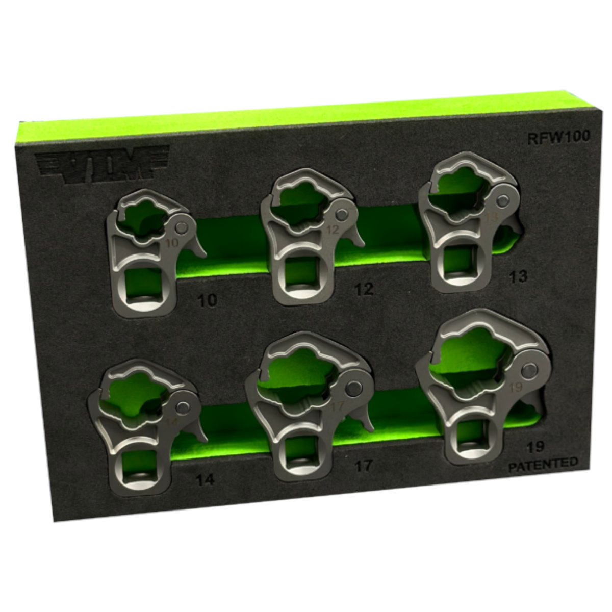 RFW100 0.37 in. Drive Ratcheting Flare Nut Wrench Set - 6 Piece