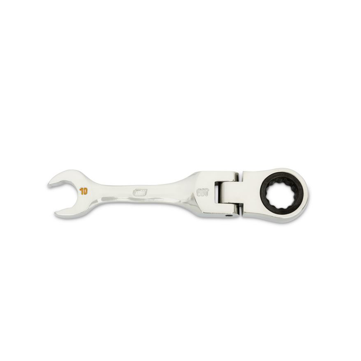 KDT86860 10mm 90 Teeth 12 Point Stubby Flex Combination Ratcheting Wrench