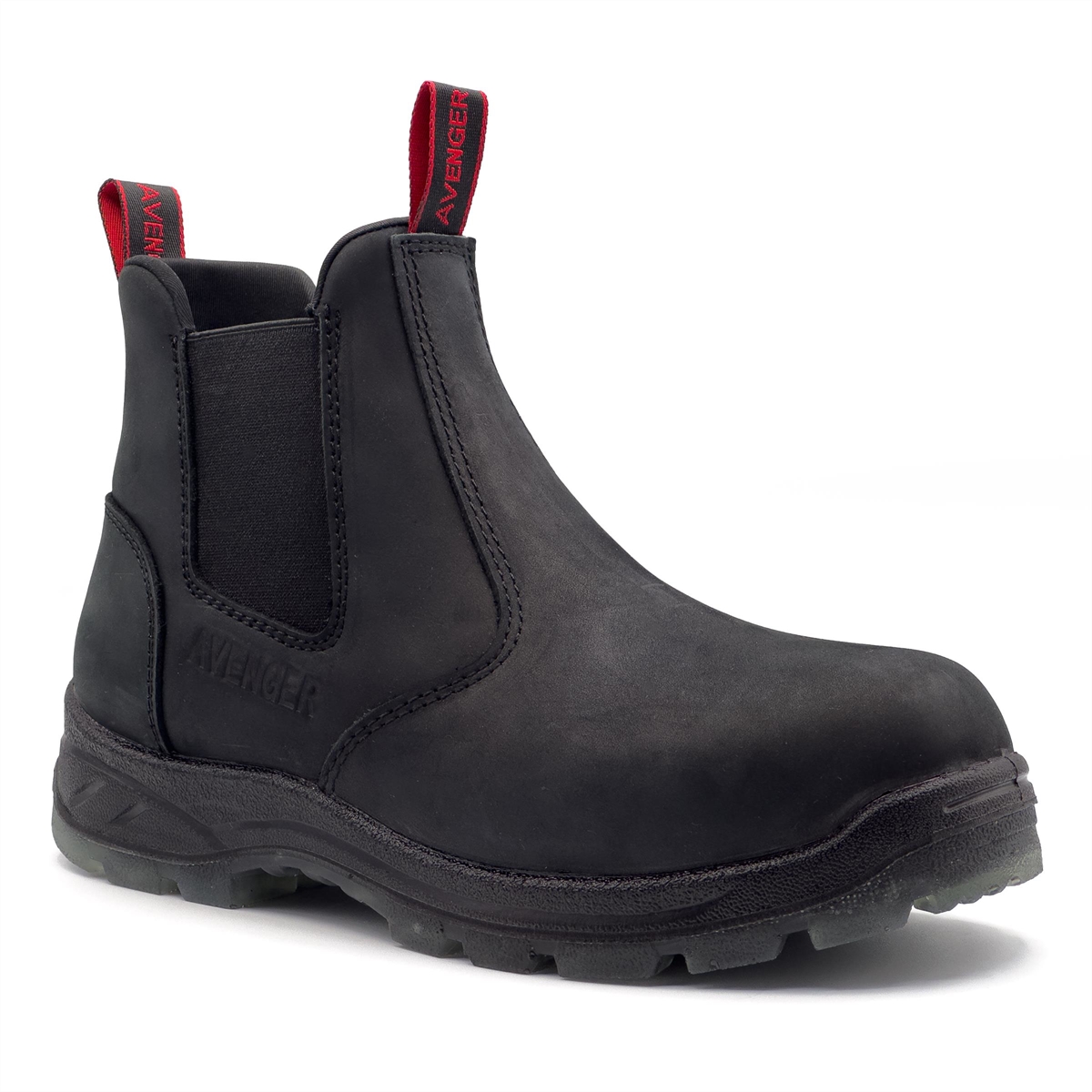 Picture of Avenger Work Boots FSIA1701-10.5W Black Widow Series Soft Toe Boots for Men&#44; Black - Size 10.5W