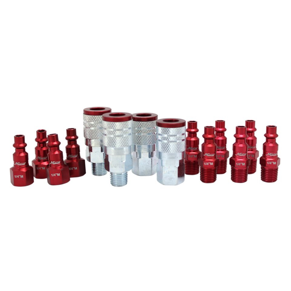0.25 in. M-style Red ColorFit Set - 14 Piece