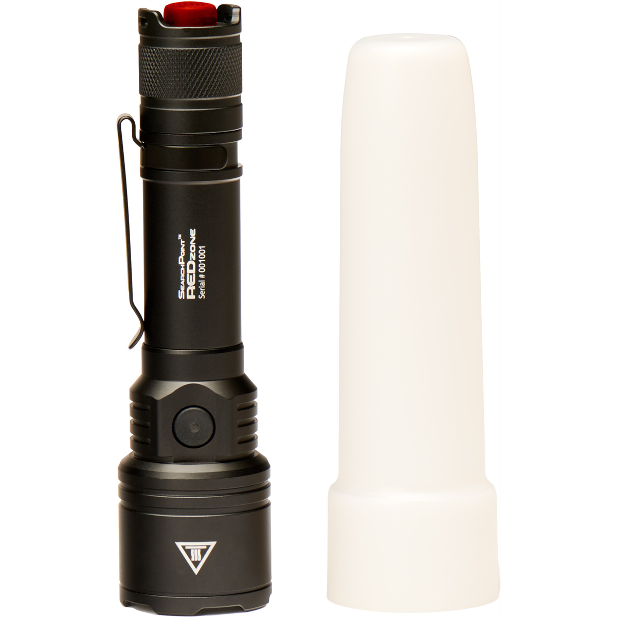 Maxxeon SearchPoint Rechargeable1200 Lumen Flashlight, White-Red-Green (MXN04010)