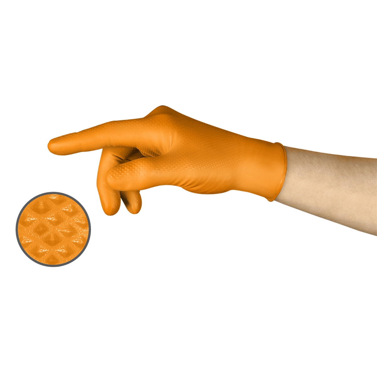 Mega Texture Nitrile Disposable Glove - 2XL