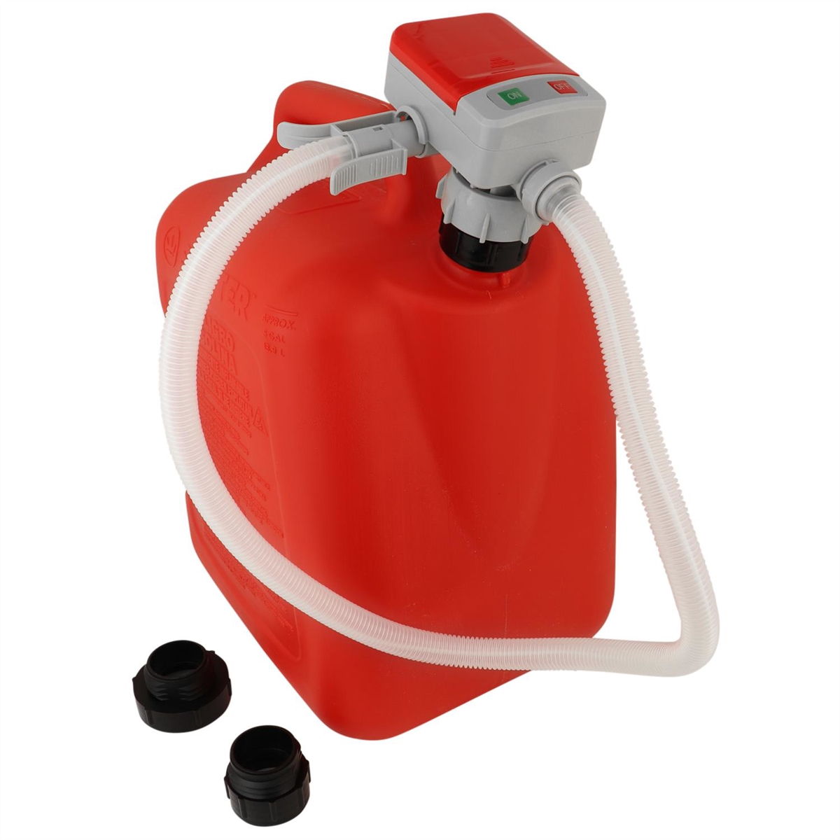 MILZE1030 Battery Powered Fuel Can Transfer Pump - AA Batteries