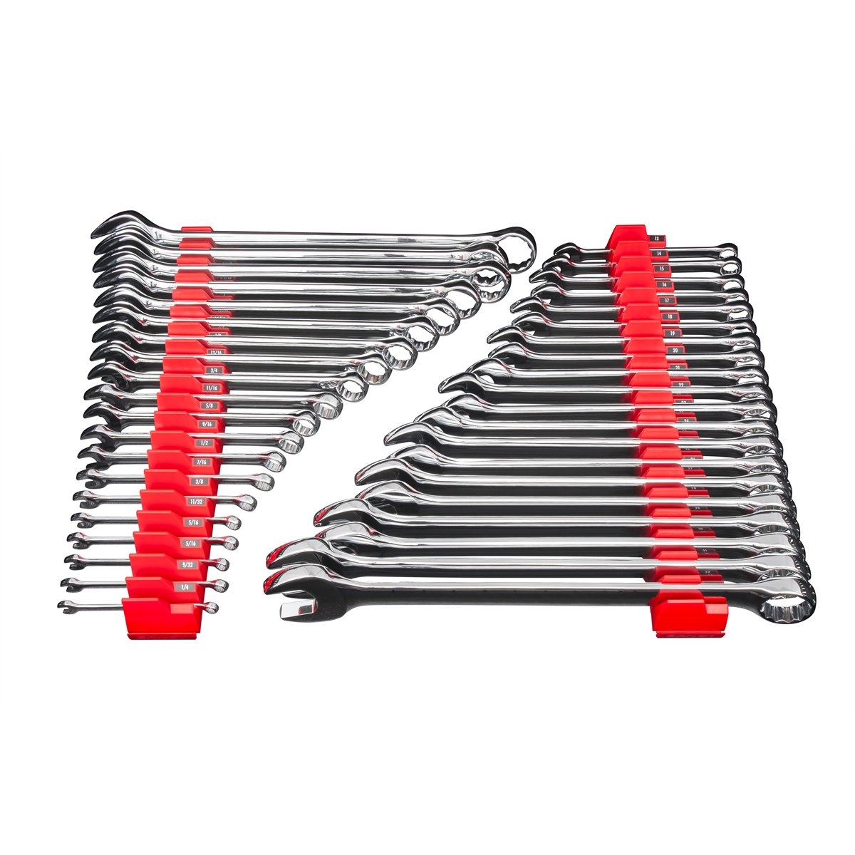 Picture of Ernst ERN5412 40 Tool Modular Wrench Organizer&#44; Red