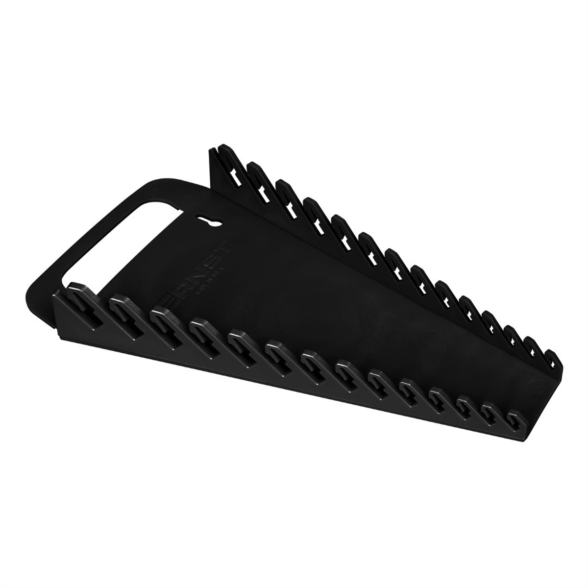 Ernst 14 Tool Wrench Gripper Storage Tray, Black (5038)