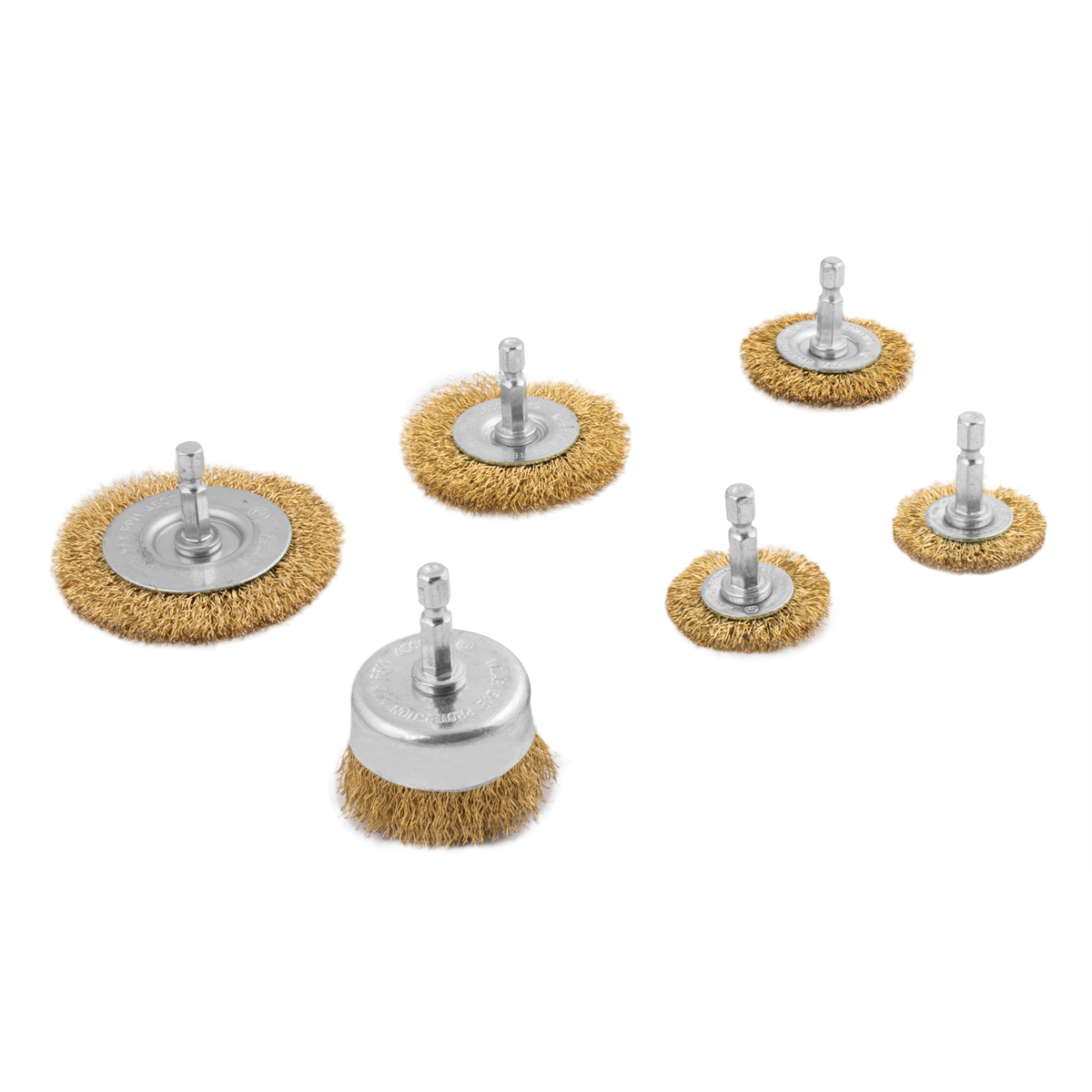 Titan Tools 6 Pc. Crimped Wire Brush Assortment (22206)