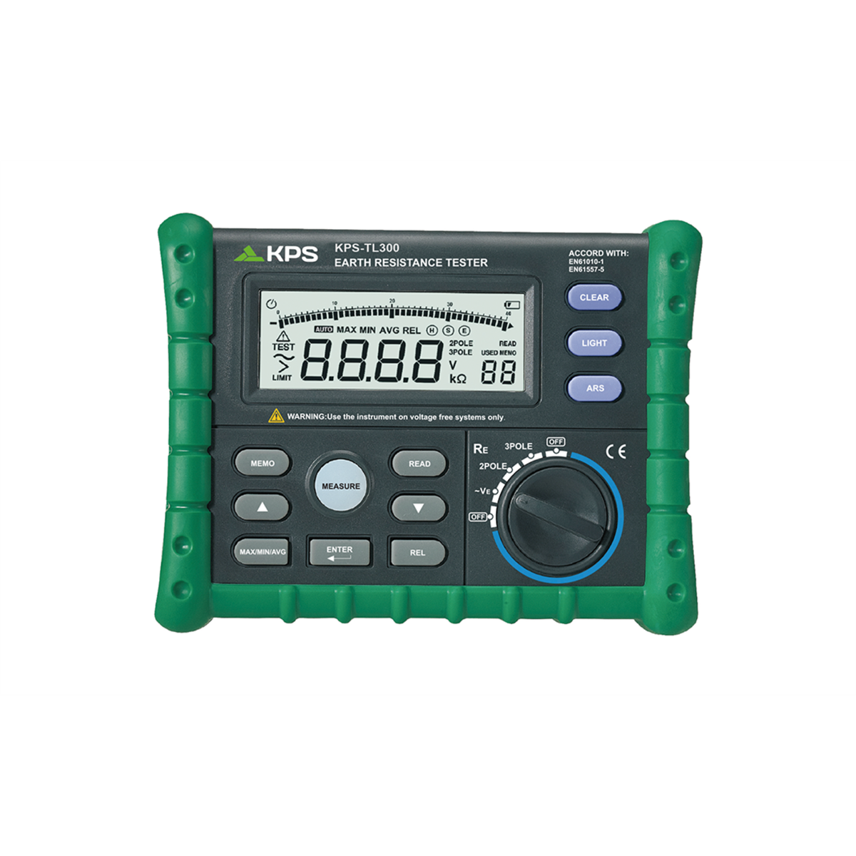 Picture of KPS KPSTL300 TL300 Earth Resistance Tester