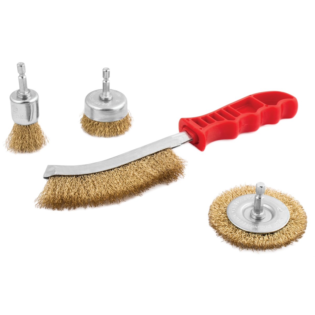 Titan Tools 4 Pc. Crimped Wire Brush Assortment (22209)
