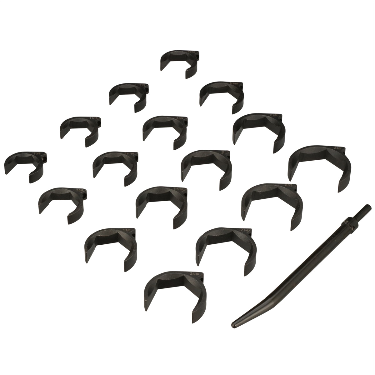 LT1900XL SAE Shock It Crows Foot Set Heavy Duty Industrial & Hydraulic Fitting - 16 Piece