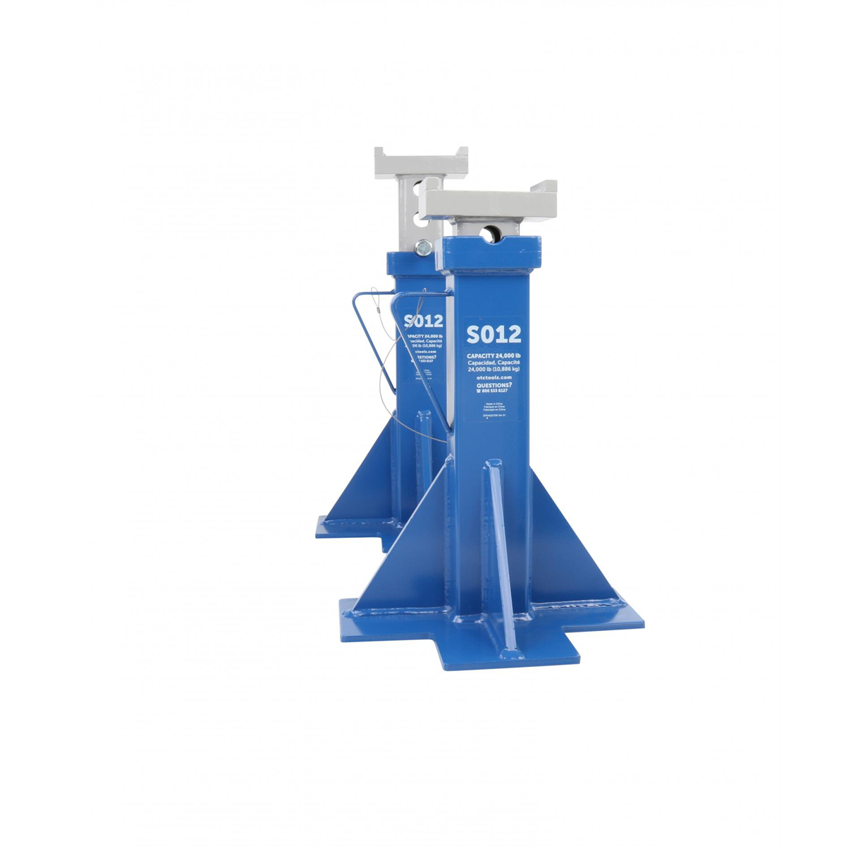 S012 12-Ton Heavy Duty Steel Jack Stands