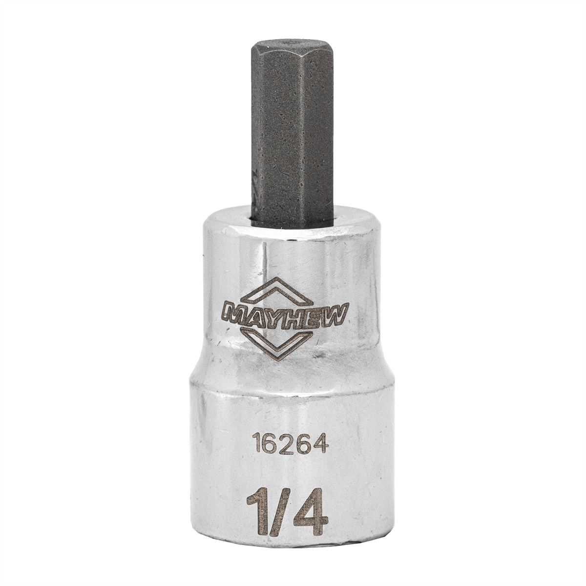 MAY16264 0.37 Drive x 0.25 in. SAE Hex Short Insert Socket Bit
