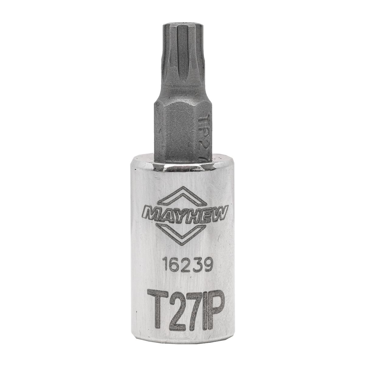 MAY16239 T27IP Torx Plus Short Insert Socket Bit - 0.25 in. Drive - One Size
