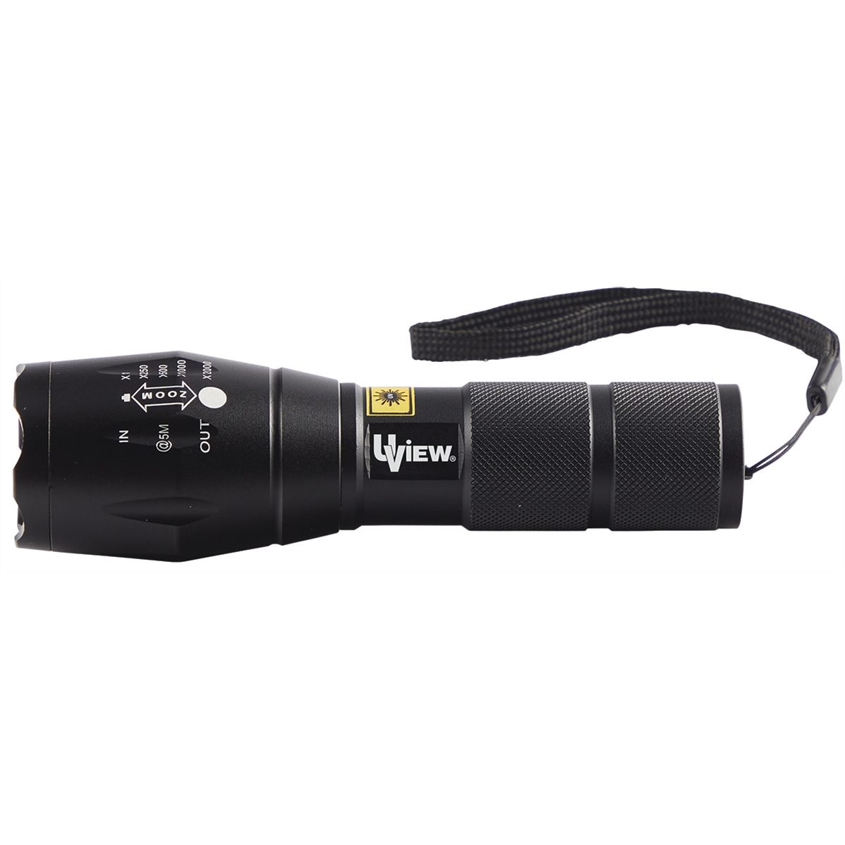 Uview Phazer Black 395 Leak Detection Rechargeable UV Light with Safety Glasses (EW40395)