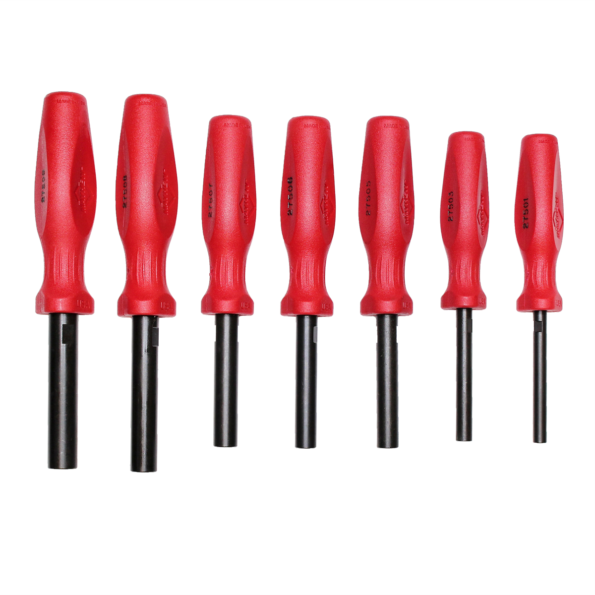 SAE Hollow Nut Driver Set & Get 31092 Mini Pry Bar Set Free - 9 Piece