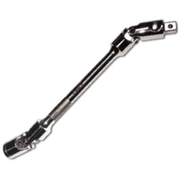DSE46A 6 in. 0.25 in. Dr. Double Joint Universal Locking Extension with Spring-Loaded Male End