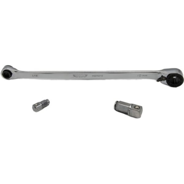 VIMHBR810 8 in. Heavy Duty Hex Bit Ratchet 0.25 in. x 10 mm Reversible