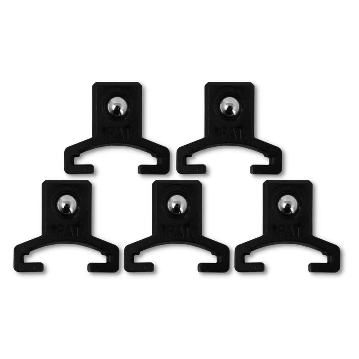 KKNCLIP.P-5-1-2 0.5 in. Plastic Clip - 5 Piece
