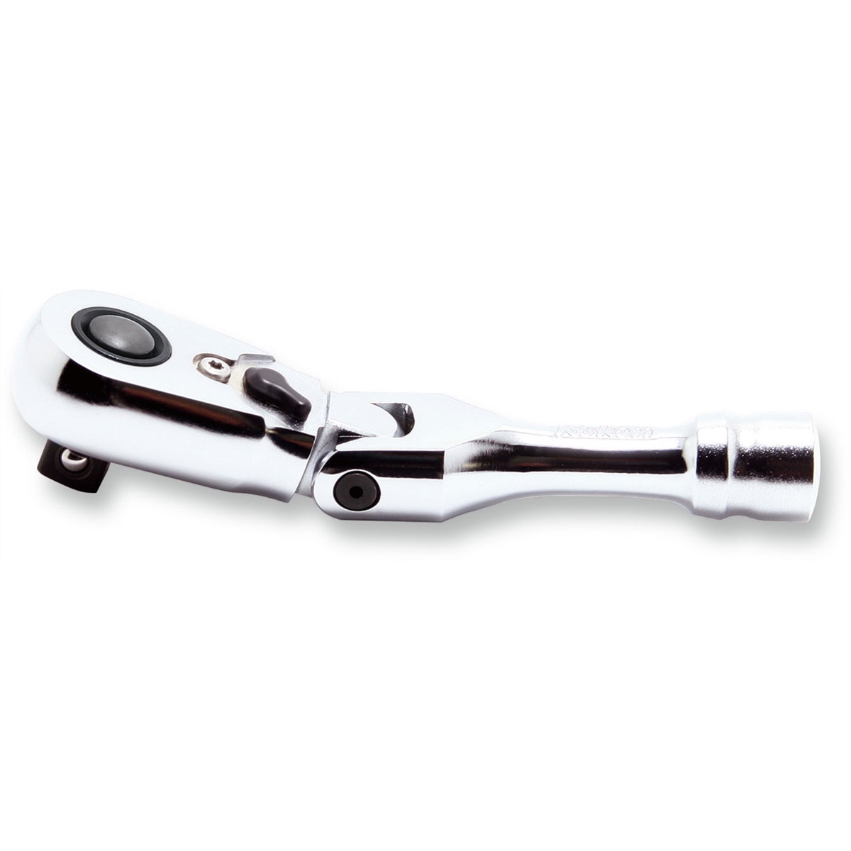 0.375 in. Quick Release Z-Series Square Drive Ratchet Handle with 72 Teeth Short & Flexible Head Length - 100 mm