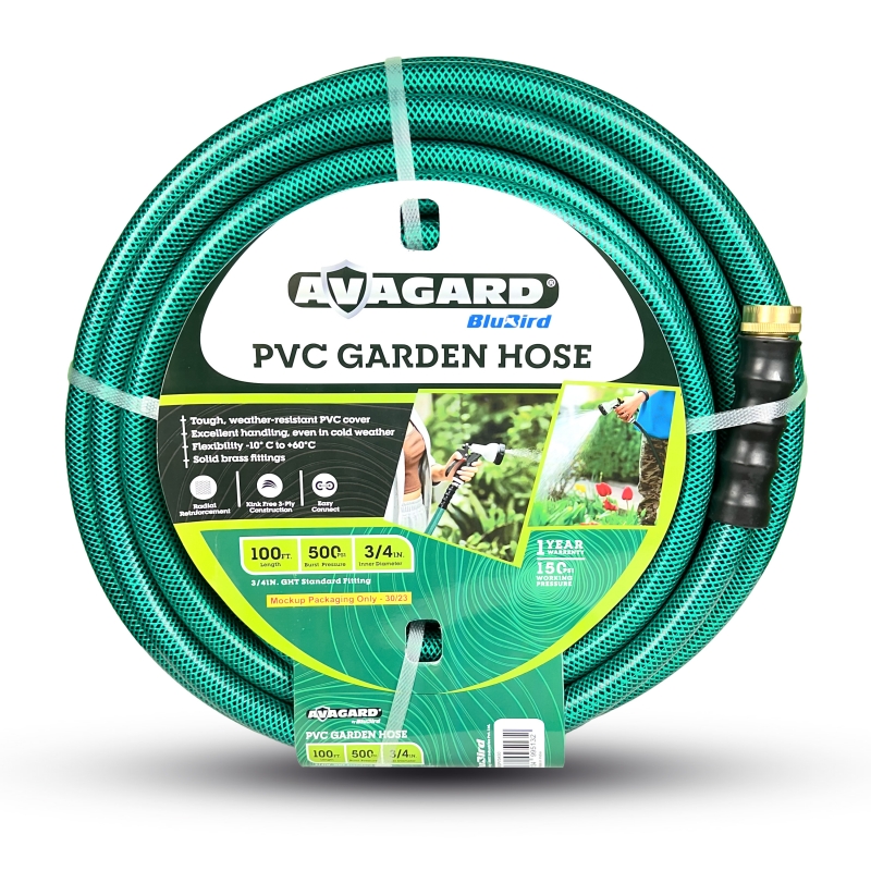 Picture of BluBird BLBAVGPV34100 0.75 in. x 100 ft. Avagard PVC Water Hose - Green