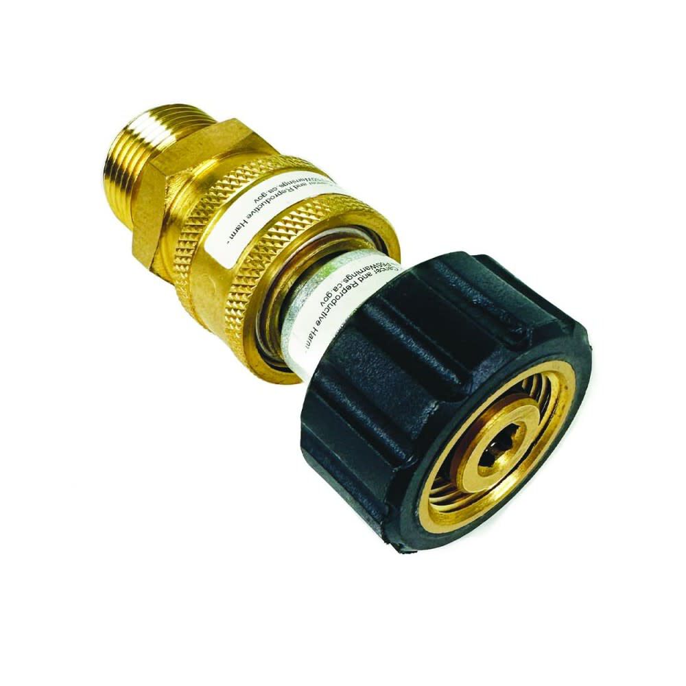 BluBird BluShield Brass 4000 PSI High Pressure Hose Quick Connect Kit - PWA001