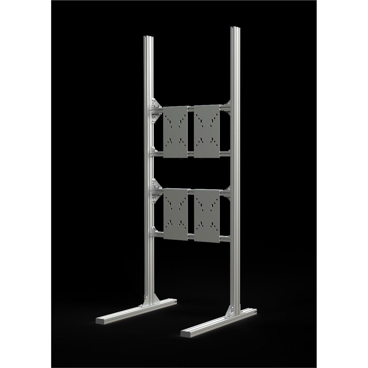 Picture of Bluebird BLBALMSTD-4 Aluminum Reel Stand - 4 Reels