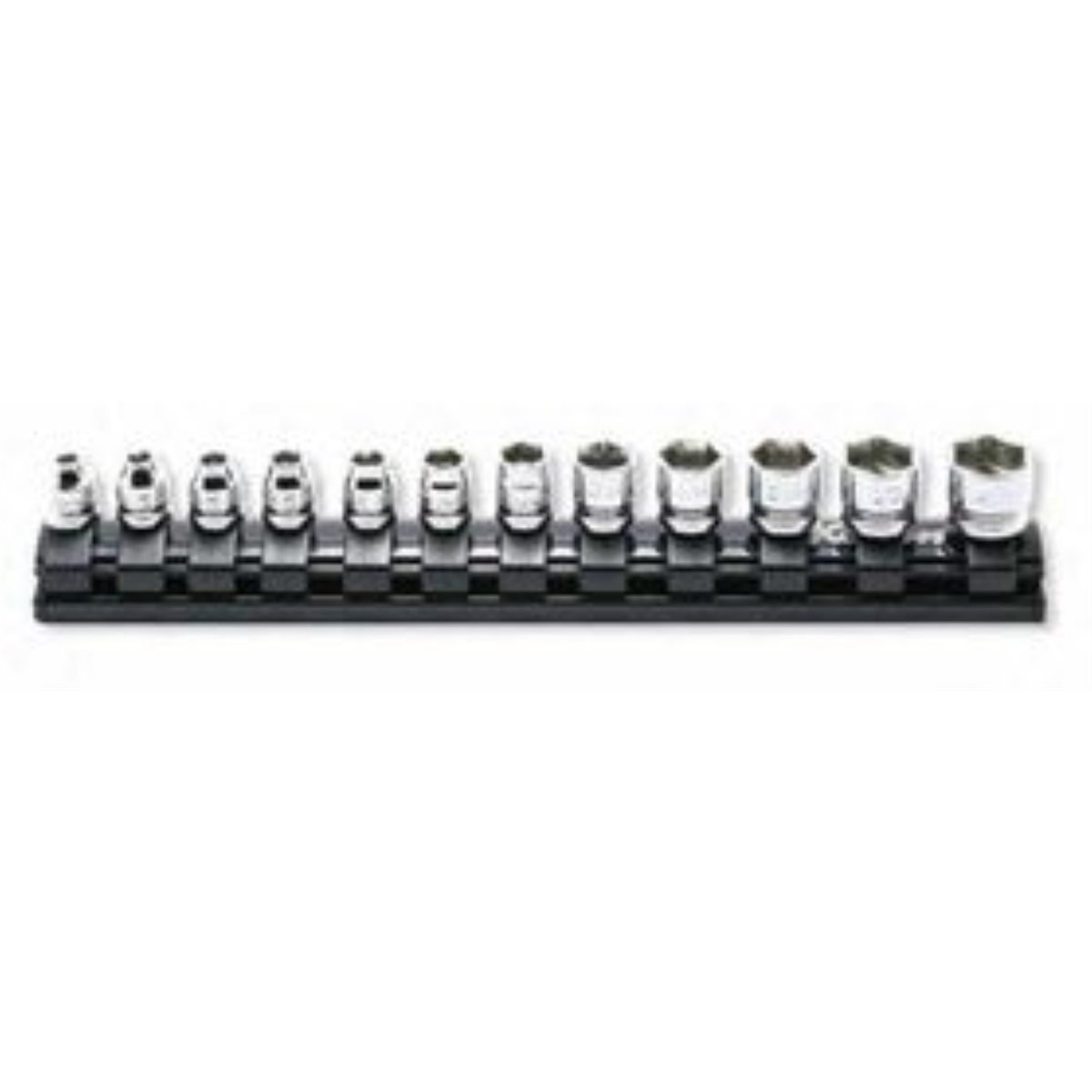 0.25 in. Z-Series Square Drive Socket Set with 4 mm to 14 mm 6-Point - 12 Piece
