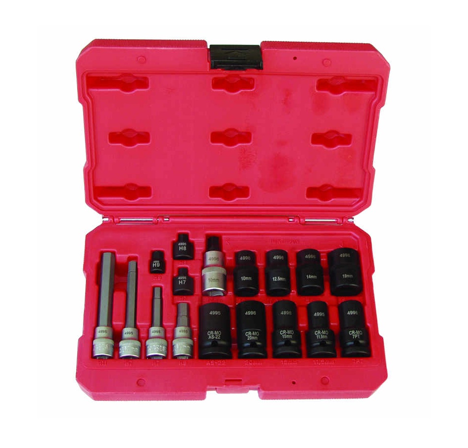 LTILT4996-PENT19MM 0.5 in. LTI Tool Drive Pentagon Brake Caliper Socket - 19 mm