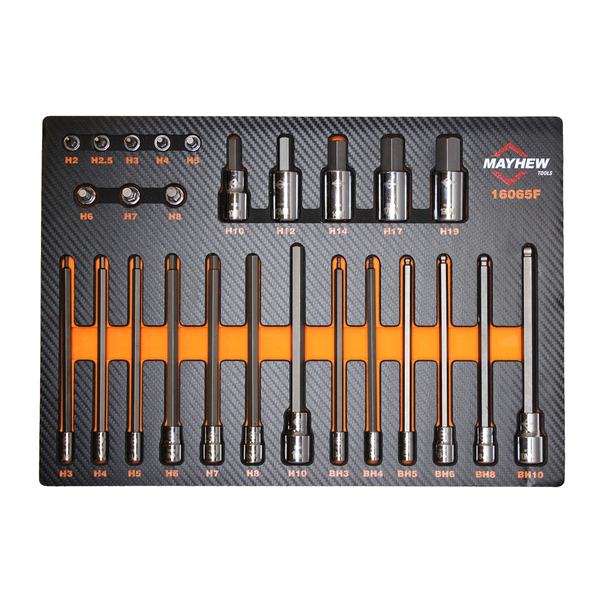 MAY16065F  Metric Hex Master Socket Bit Set - 26 Piece
