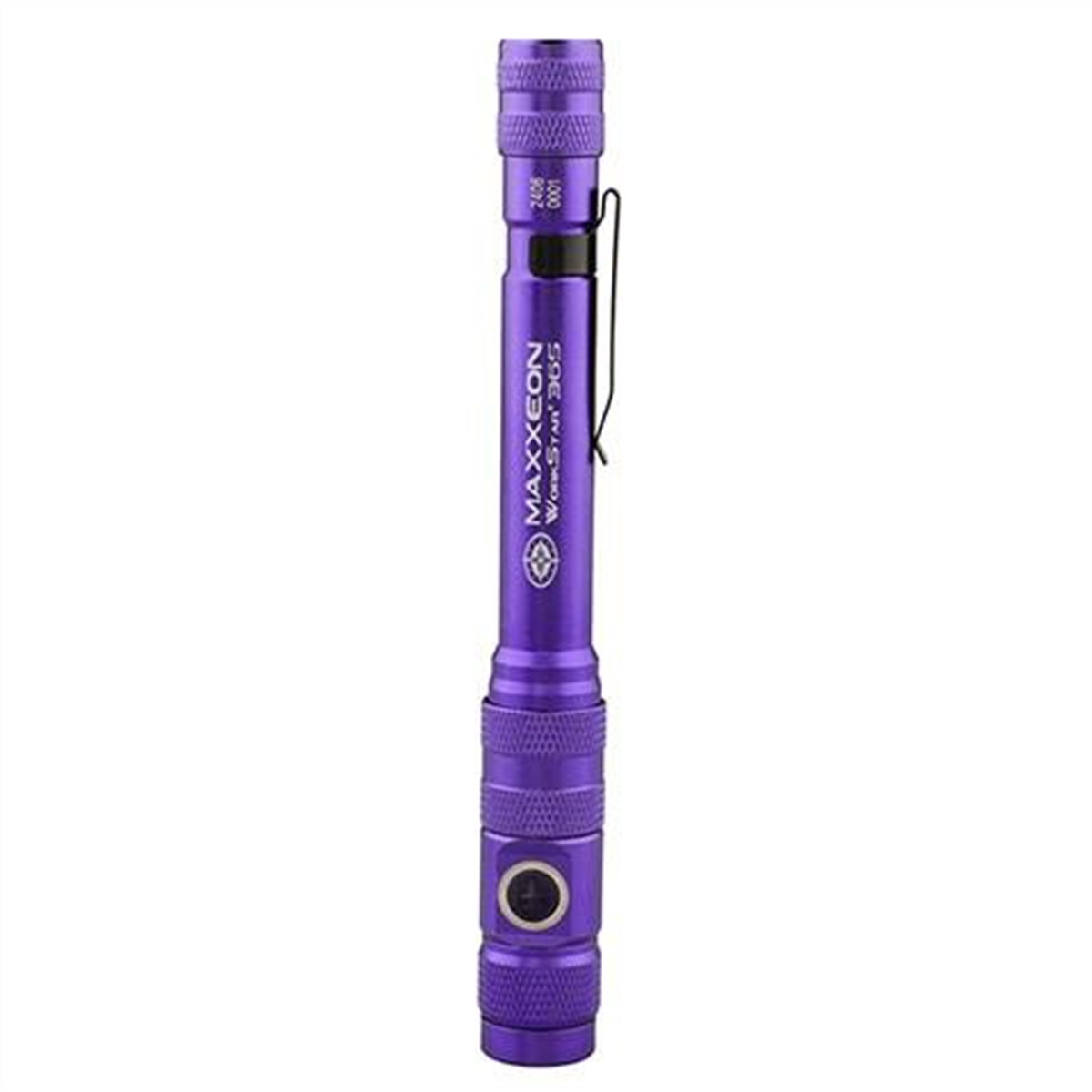 MXN00365  Workstar & 365 UV 395 NM Rechargeable Leak Detection Zoom Penlight USB-C Flashlights