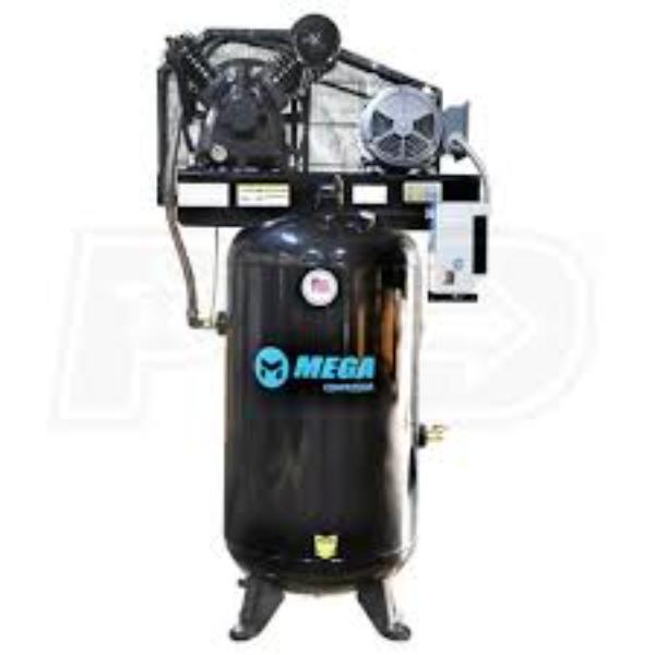 ATEMPAF8 80 gal 5HP Vertical Commercial Air Compressor -  Mega Compressor, MP-5080VM